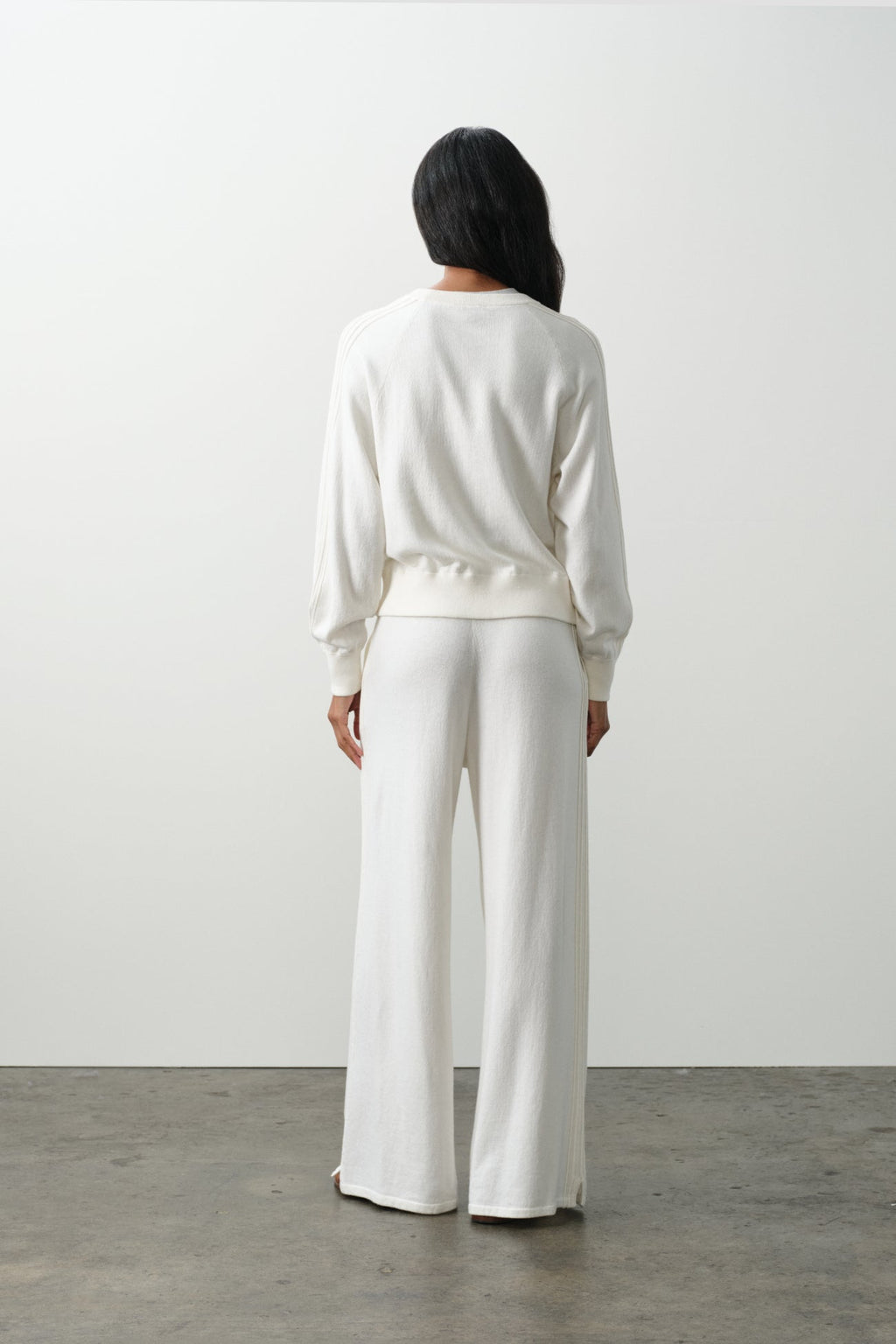 ASHLYN COTTON CASHMERE TRACK PANTS