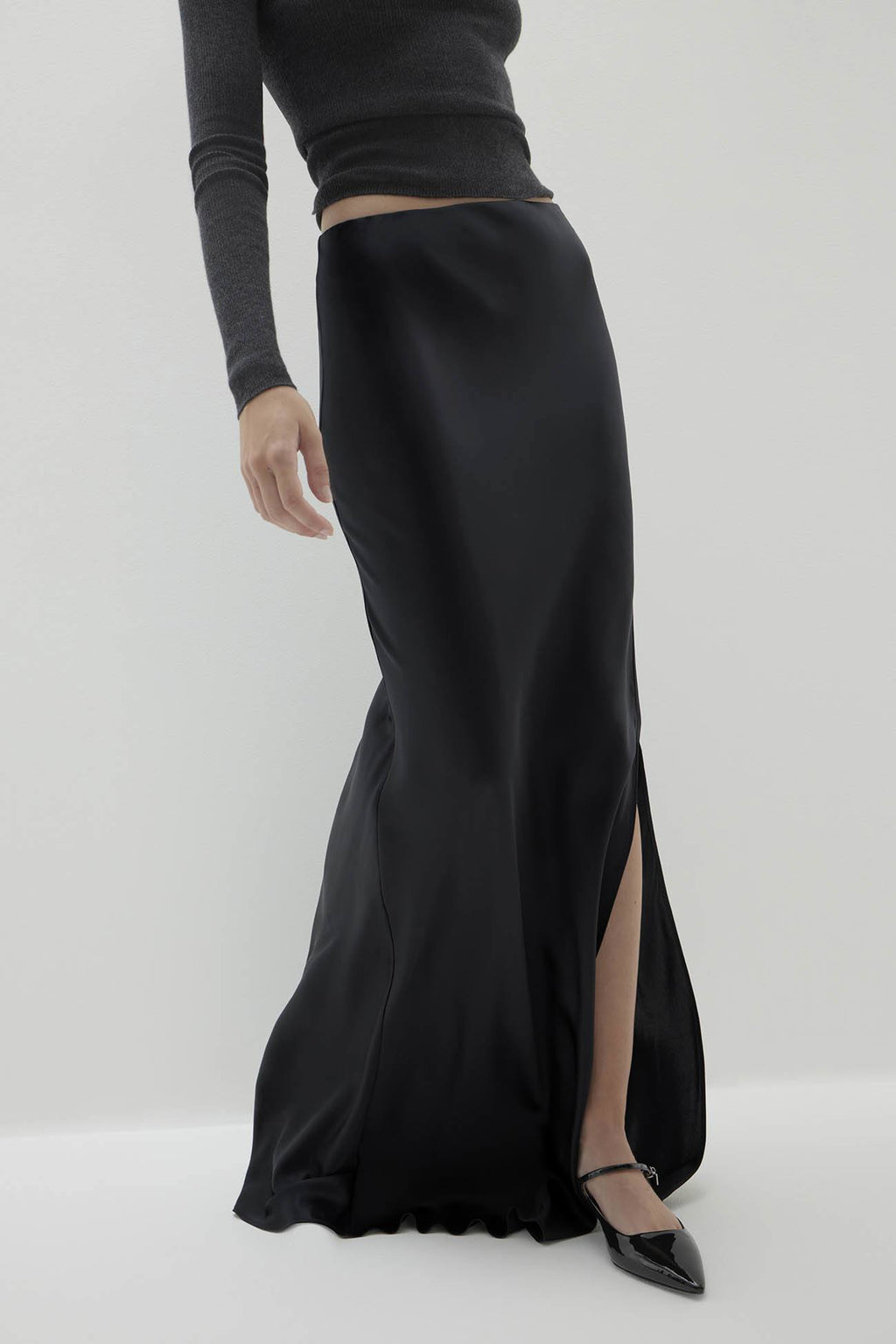 SIREN SILK MAXI SKIRT - Demo
