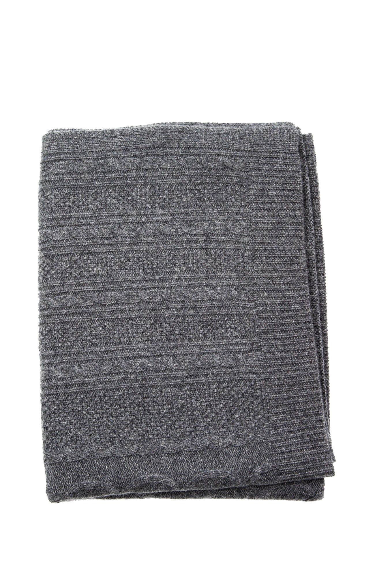 CABLE CASHMERE BABY BLANKET