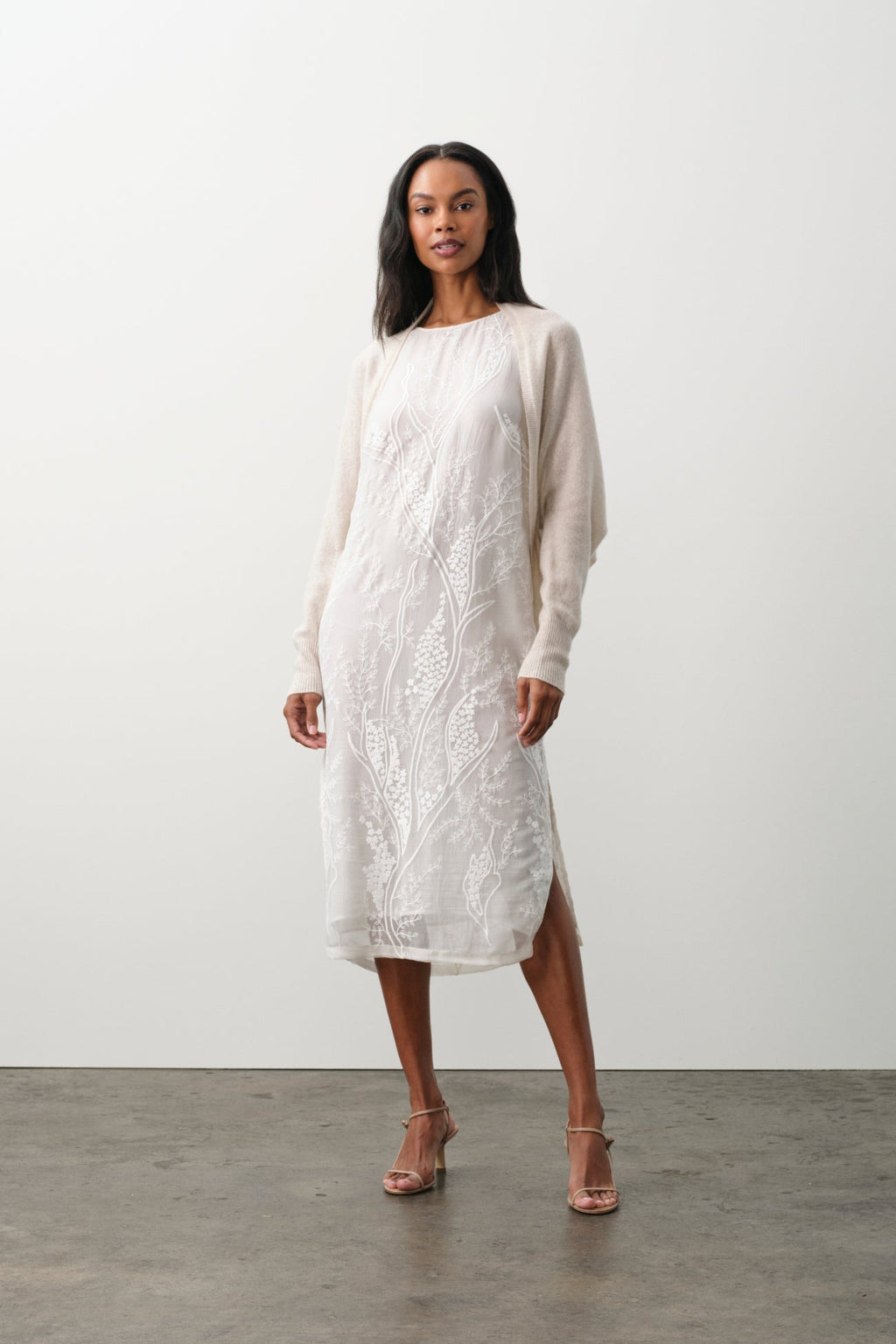 MELI FEATHERWEIGHT CASHMERE SHRUG