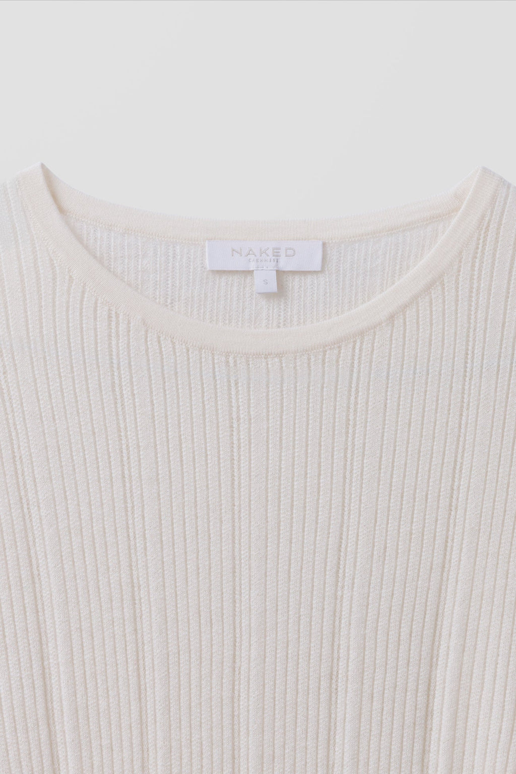 MABLE TRELLIS LONG SLEEVE CASHMERE TEE