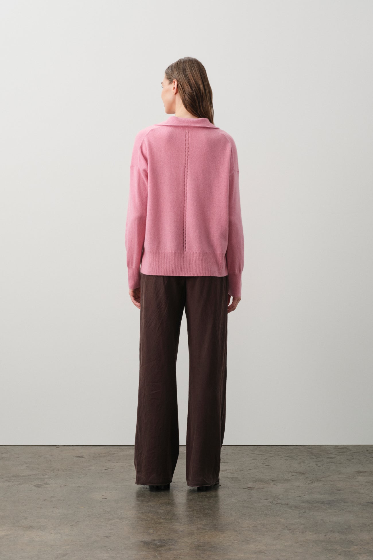 IMOGEN FEATHERWEIGHT CASHMERE POLO