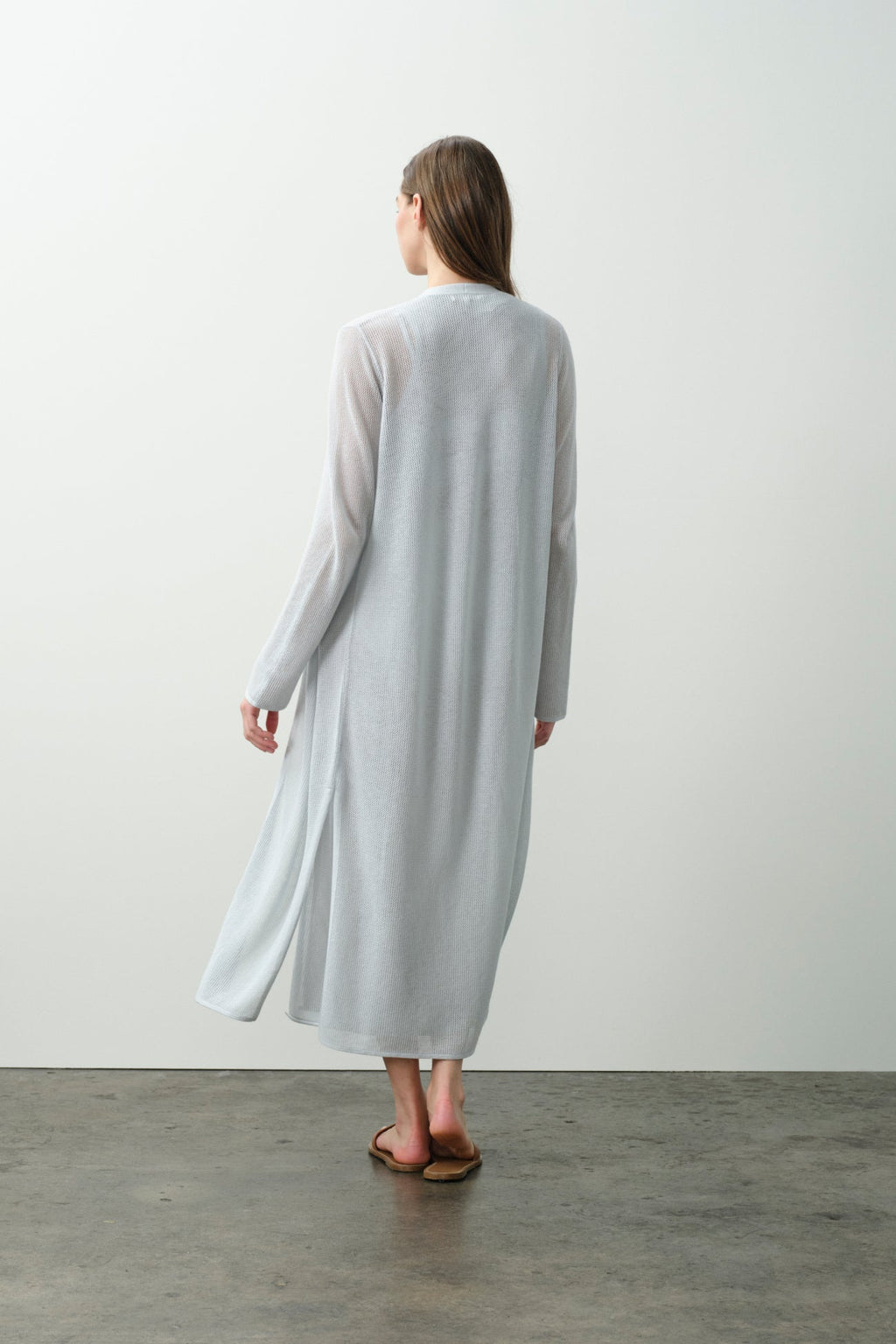 KEALA COTTON CASHMERE LONGLINE CARDIGAN