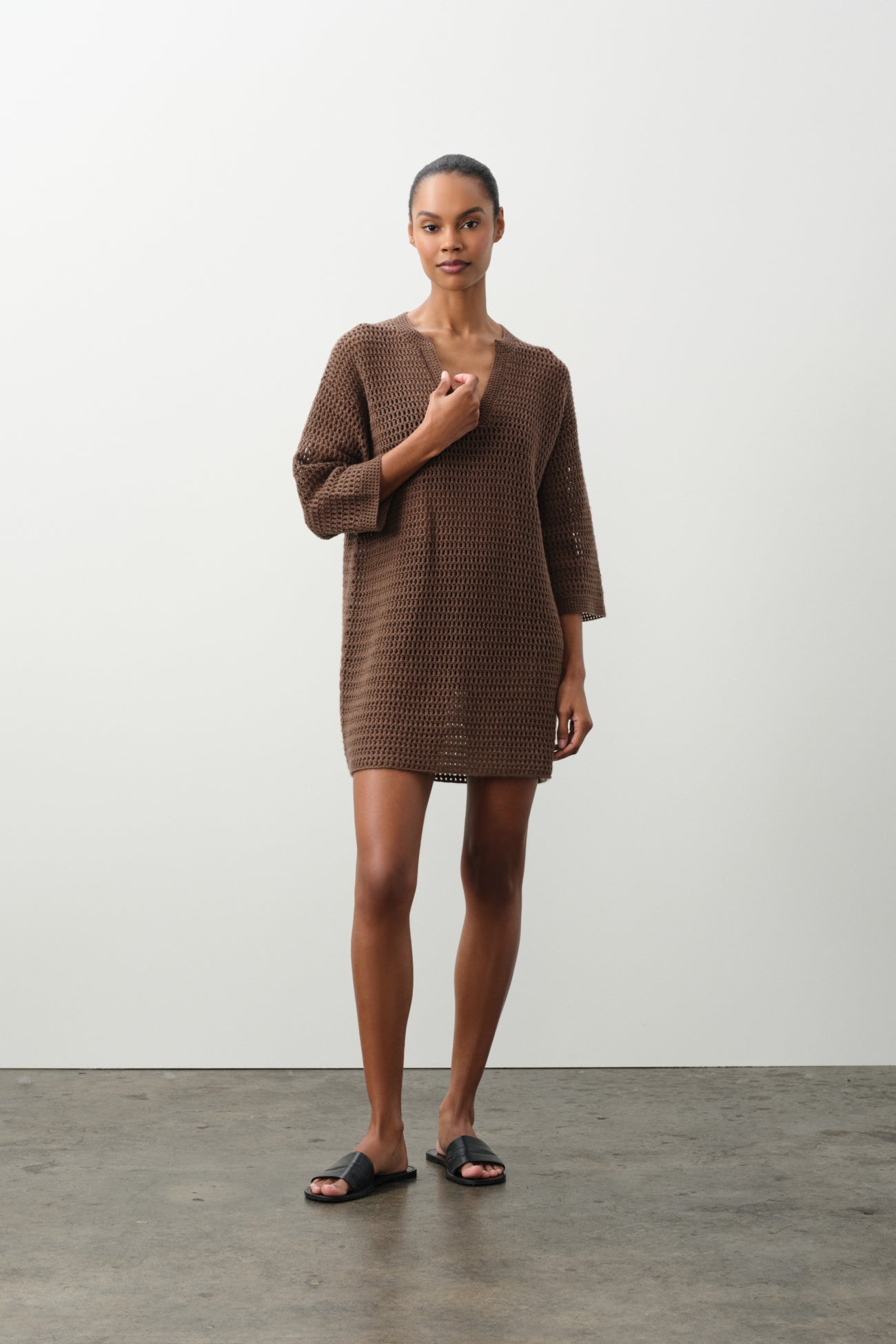 SOLEIL HAND-CROCHETED TUNIC