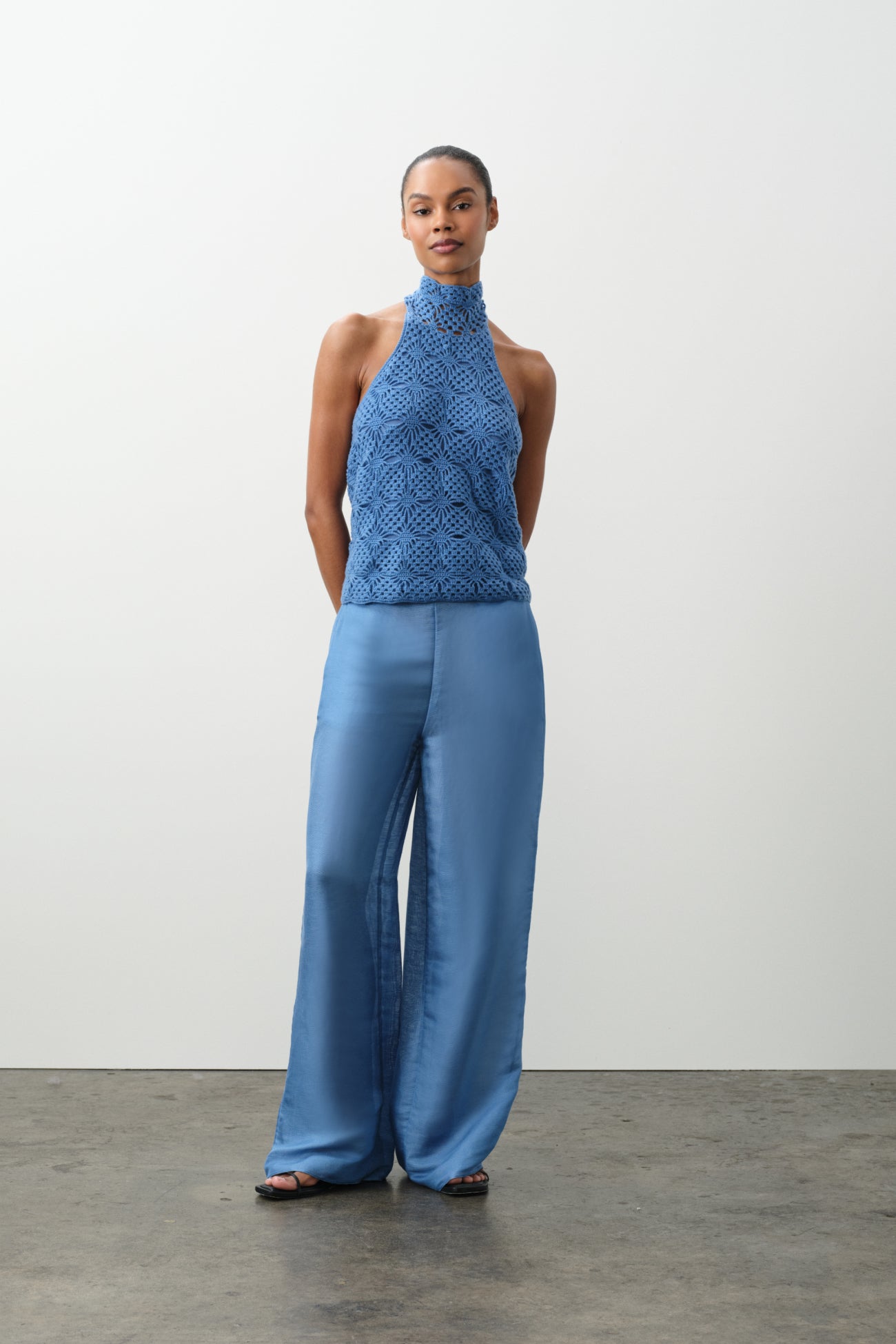 LUANA HAND-CROCHETED HALTER TOP
