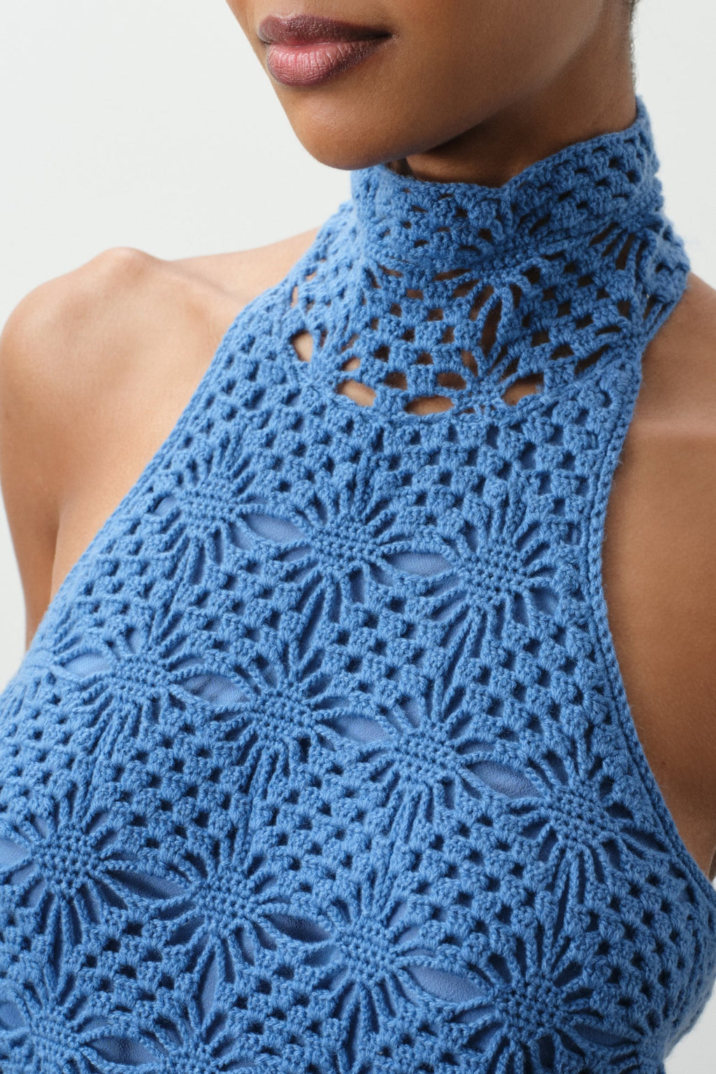 LUANA HAND-CROCHETED HALTER TOP