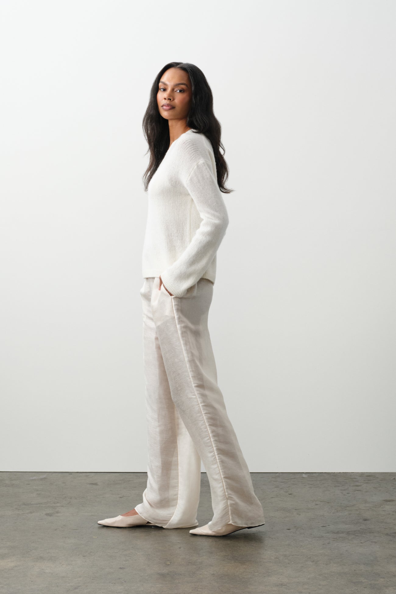 ADARA LINEN SILK PANT