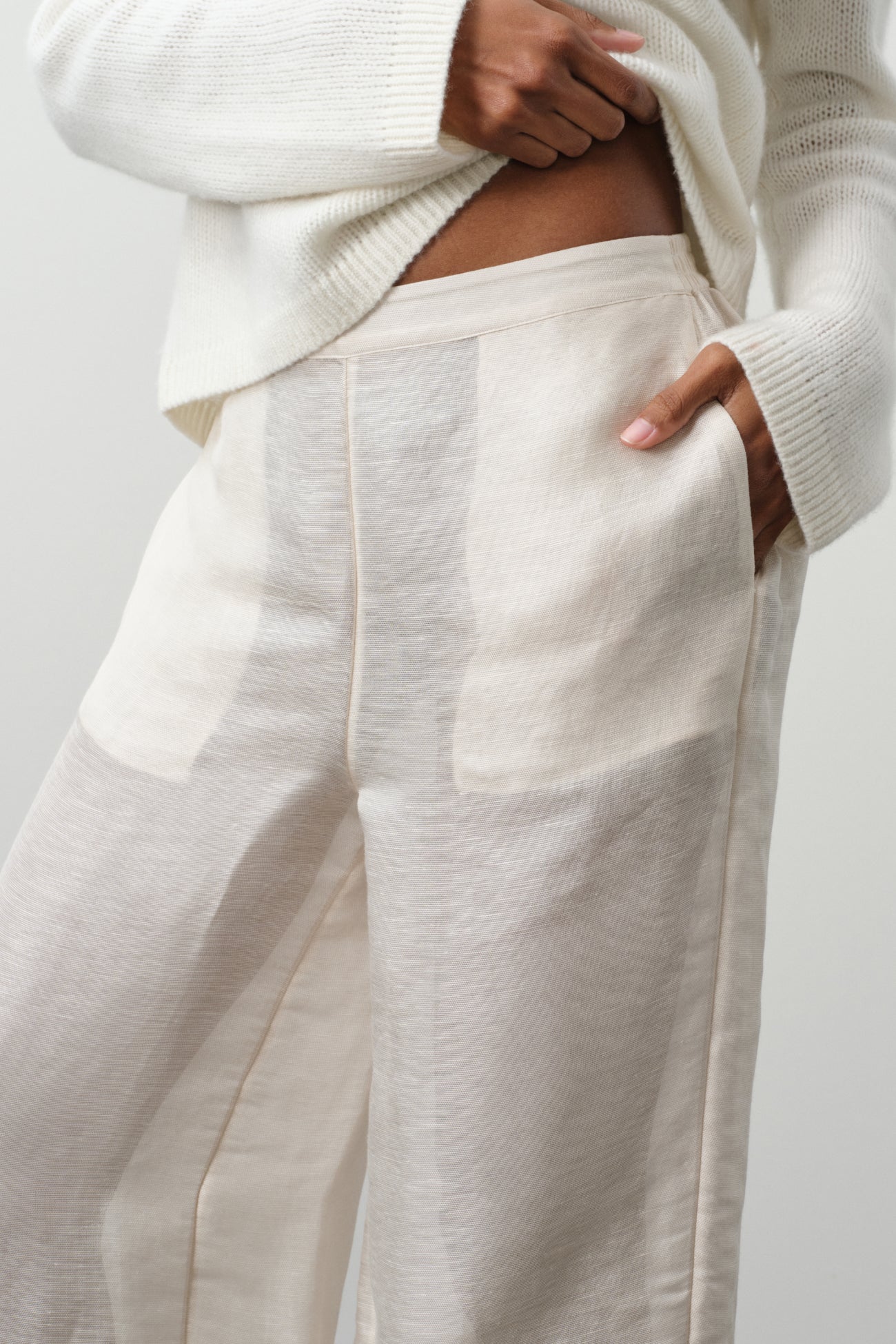 ADARA LINEN SILK PANT