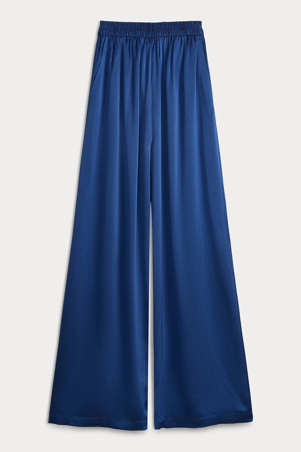 EVAN SILK WIDE LEG PANT | 33" INSEAM